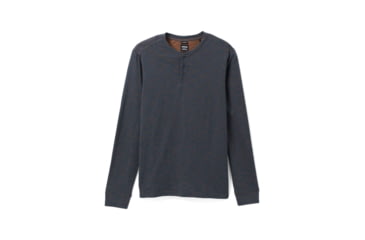 Image of prAna Ronnie Henley II Top - Men's, Large, Dark Sky Heather, 1968041-400-ST-L