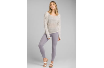Image of prAna Rosabella Sweater - Womens, White Heather, Medium, W23190913-WTHT-M