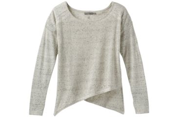 Image of prAna Rosabella Sweater - Womens, White Heather, Medium, W23190913-WTHT-M
