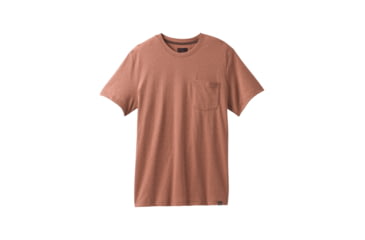 Image of prAna Ryann Short Sleeve Crew Mens, Brown Cloves, Large, M11181318-BRCL-L