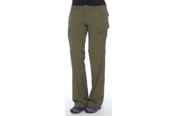 Image of prAna Sage Convertible Pant - Women's-Cargo Green-Long Inseam-8