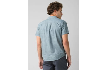 Image of prAna San Martino Standard Fit - Mens, Nickel Bermuda Chambray, Large, M11202531-NBCH-L