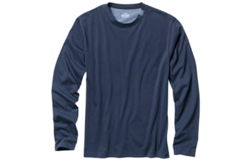 Image of prAna Sanjay Long Sleeve Shirt Mens --Navy-Small