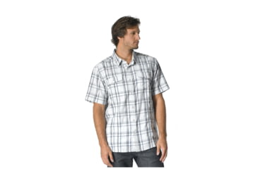 Image of prAna Shamus SS Shirt Mens --Blue-X-Large