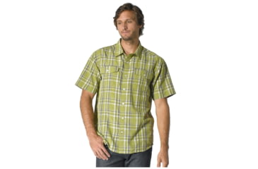 Image of prAna Shamus SS Shirt Mens --Green-Medium