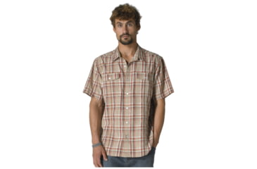 Image of prAna Shamus SS Shirt Mens --Rust-Small