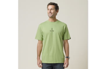 Image of prAna Sharma Dri - Balance Tee - Men's-Moss-Small