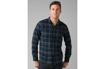 Image of prAna Shayne Flannel - Mens, Nautical, Large, M21181342-NAU-L