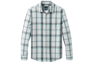Image of prAna Shayne Flannel - Mens, Silver Spray, Large, M21181342-SVSP-L