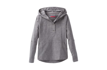 Image of prAna Shelton Top - Womens, Gravel, Small, W23180503-GRA-S