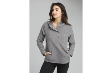 Image of prAna Shelton Top - Women's, Gravel, Small, W23180503-GRA-S