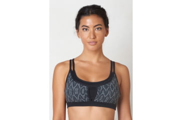 Image of prAna Soleil Bra - Women's-Black Baleen-Small