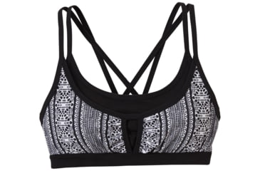 Image of prAna Soleil Bra - Women's-Black Lace-Small
