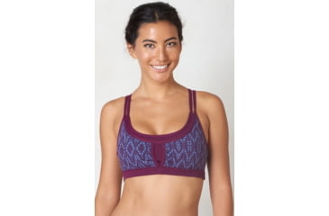 Image of prAna Soleil Bra - Women's-Plum Baleen-X-Small