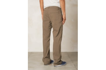 Image of Prana Stretch Zion Pants - Men's-Dark Khaki-Regular Inseam-34 Waist