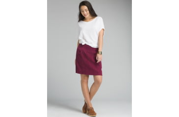 Image of prAna Sugar Pine Skirt - Womens, Black Cherry Bodhi, Large, W33180593-CYBO-L