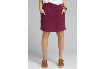 Image of prAna Sugar Pine Skirt - Womens, Black Cherry Bodhi, Large, W33180593-CYBO-L