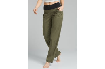 Image of prAna Summit Pant - Womens, Cargo Green Heather, Medium, Short Inseam, W4118SH17-CGHT-M