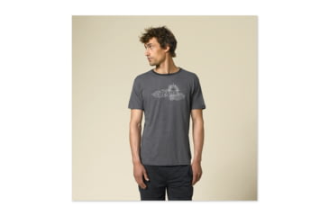 Image of prAna Sun Heathered Tee - Men's-Charcoal-Small