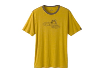 Image of prAna Sun Heathered Tee - Men's-Dijon-Small