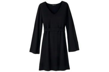 Image of prAna Sydney Sweater Dress -  Women's-Solid Black-X-Small