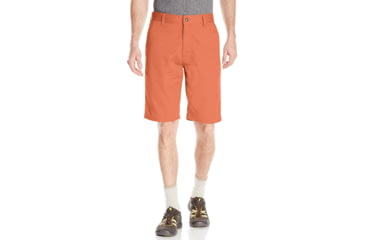Image of prAna Table Rock Chino Short - Men's-Red Clay-34 Waist