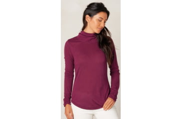 Image of Taryn Turtleneck-Black Plum-Large