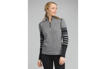 Image of prAna Tellie Sweater - Womens, Charcoal, Medium, W23180537-CHR-M