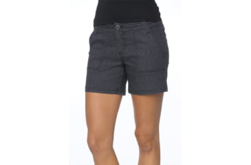Image of prAna Tess Short - Women's-Charcoal Diamond-6