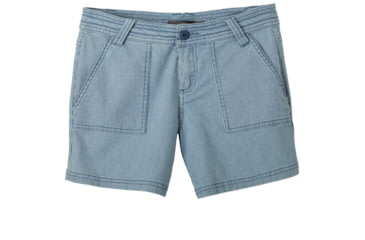 Image of prAna Tess Short - Women's-Denim Stripe-6