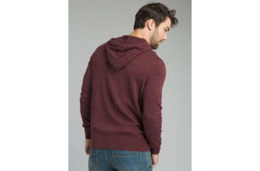 Image of prAna Throw-On Hooded Sweater - Mens, Black Cherry, Large, M2TOHS316-BKCY-L