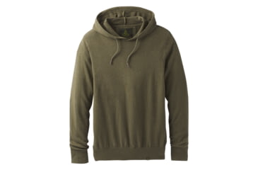 Image of prAna Throw-On Hooded Sweater - Mens, Cargo Green, Large, M2TOHS316-CAGR-L