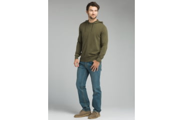 Image of prAna Throw-On Hooded Sweater - Men's, Cargo Green, Large, M2TOHS316-CAGR-L