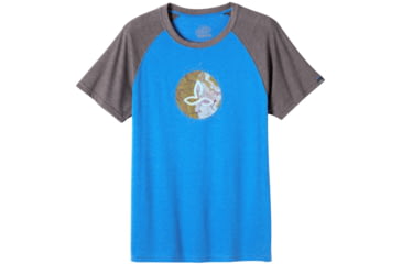 Image of prAna Topo Short Sleeve T-Shirt - Men's -Classic Blue-Small