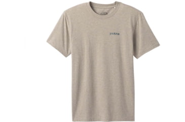 Image of prAna Trail Elements T-Shirt - Mens, Dark Khaki Heather, Large, M11202521-DKHT-L