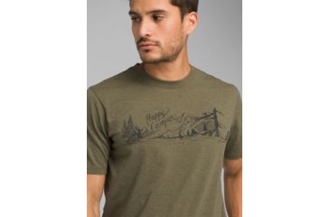 Image of prAna Trail Short Sleeve T-Shirt, Cargo Green, XLarge, M11191514 -318-XL