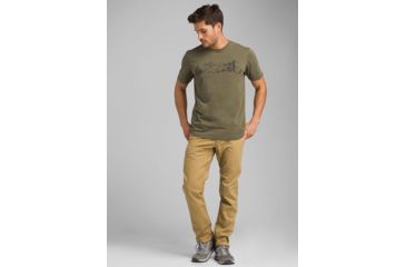 Image of prAna Trail Short Sleeve T-Shirt, Cargo Green, XLarge, M11191514 -318-XL