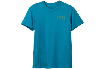 Image of prAna Untouched Slim Fit Tee - Men's -Retro Teal Heather-Small