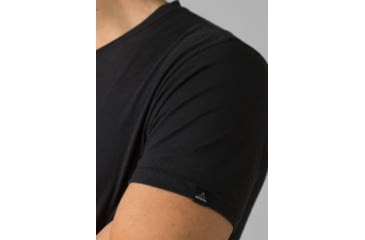 Image of prAna V-Neck T-Shirt, Black, XLarge, 1965421-002-ST-XL