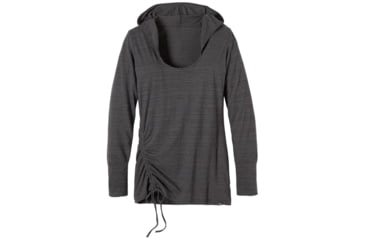Image of prAna Vinyasa Hoodie - Women's-Gravel Stripe-X-Small