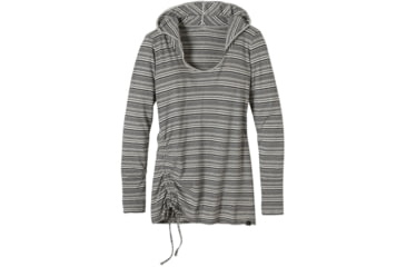 Image of prAna Vinyasa Hoodie - Women's-Winter Stripe-Small