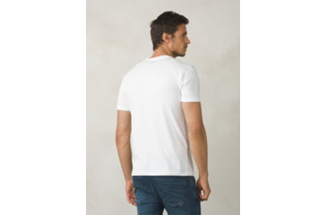 Image of Prana Wasser Tee Mens, White, Medium, M11180466-WHT-M