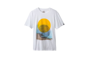 Image of prAna Wasser Tee Mens, White, Medium, M11180466-WHT-M