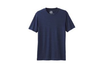 Image of prAna Wayfree T-shirt - Mens, Blue Anchor Heather, Small, M13180491 -426-S