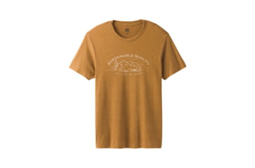 Image of prAna Wayfree T-Shirt - Mens, Bronzed Heather, Medium, M13180491-BZHT-M