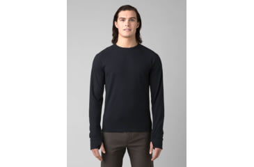 Image of prAna Wensley Crew Top - Men's, Medium, Black, 1968121-001-SL-M