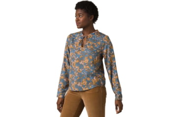 Image of prAna Wild At Heart Top, Danish Blue Wildflower, Medium, 1961381-401-M