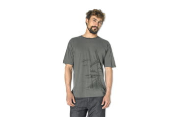 Image of prAna Windmill Heathered T - Men's-Charcoal Heather-Small
