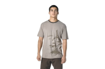 Image of prAna Windmill Heathered T - Men's-Khaki Heather-Small