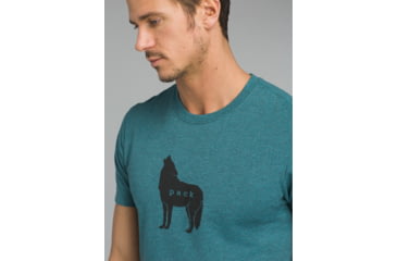 Image of prAna Wolf Pack Journeyman T-Shirt - Mens, Deep Balsam Heather, Large, M13181436-DMHT-L